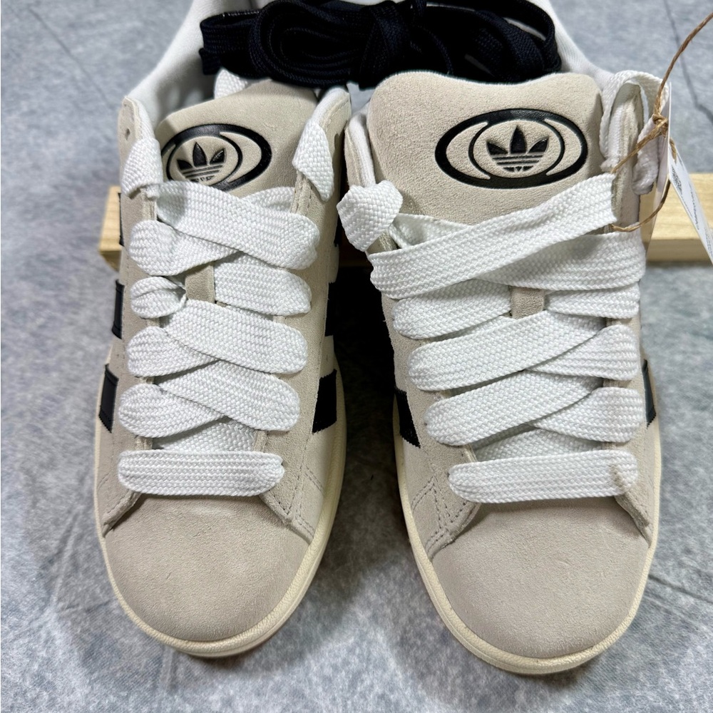 Adidas Campus 00s Cream and Black Classic Sneakers